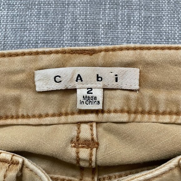 CAbi Ruby Gold Skinny Jeans Women's Size 2 Stretch Casual - Picture 4 of 9